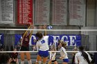 VB vs RIC  Wheaton Women's Volleyball vs Rhode Island College. - Photo by Keith Nordstrom : Wheaton, Volleyball, VB